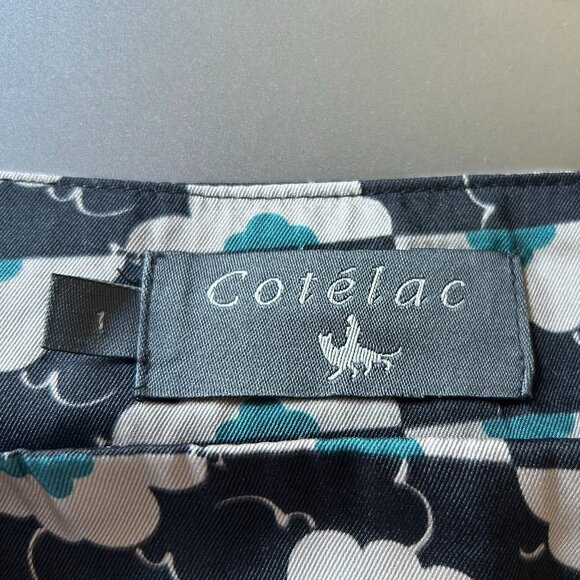 Cotélac WrapAround Patterned Skirt Size 1 - Picture 2 of 2